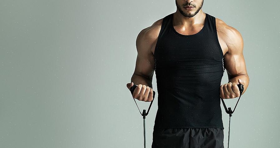 שבעה תרגילי כתף באמצעות גומייה