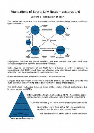 הקשר בין משפט ציבורי, משפט פרטי וספורט