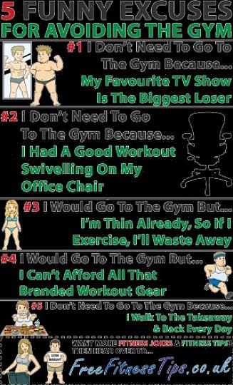 ואתה מתחיל למצוא תירוצים לא להתאמן