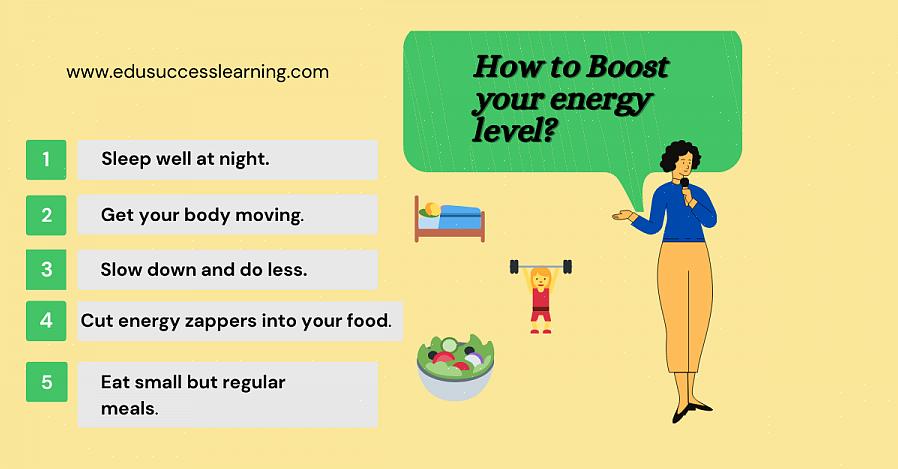 כדי להגביר את רמות האנרגיה בתזונה