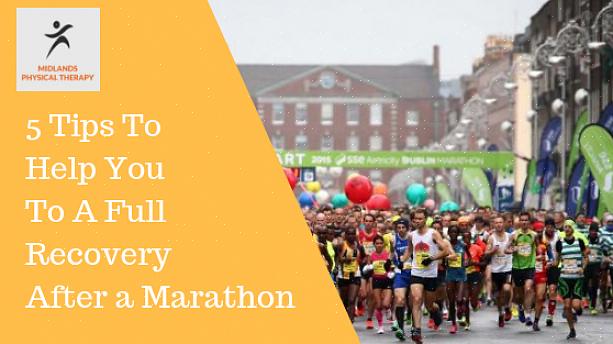 בצע תרגילי השפעה נמוכה כדי להתאושש לאחר מרתון