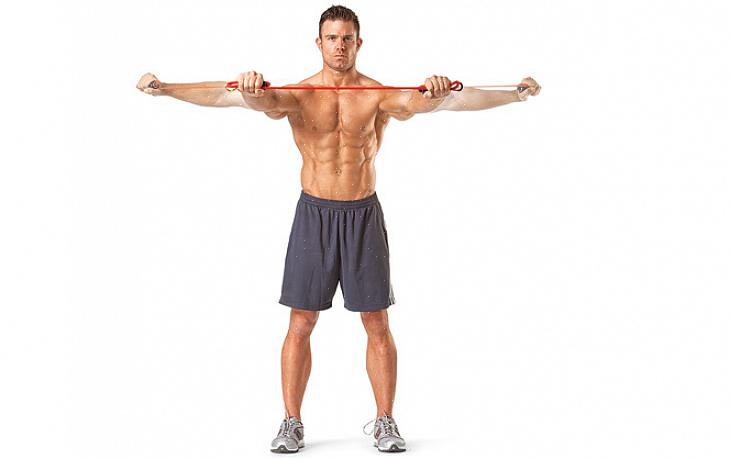 זהו אחד מתרגילי רצועת ההתנגדות הנפוצים ביותר לעבודת התלת ראשי